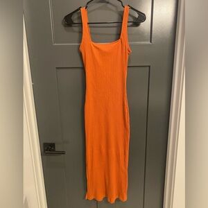 Wild Fable Orange Tank Maxi Dress